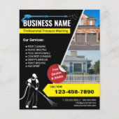 Druk op Wasmachine voor professionele reiniging Flyer (Voorkant)