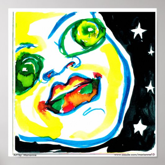 Druk op Youth and Optimism Poster (Voorkant)