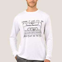 Druk Play op het Verleden – 90s Stereo Soul Retro Tri-Blend Shirt