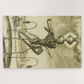 druk skelet legpuzzel (Horizontaal)