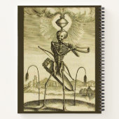 druk skelet notitieboek (Achterkant)