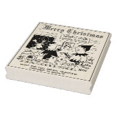 Druk uw eigen kerstkaarten af 	rubberstempel (Stempel)