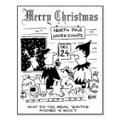 Druk uw eigen kerstkaarten af 	rubberstempel (Afrduk)