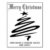 Druk uw eigen kerstkaarten af 	rubberstempel (Afrduk)