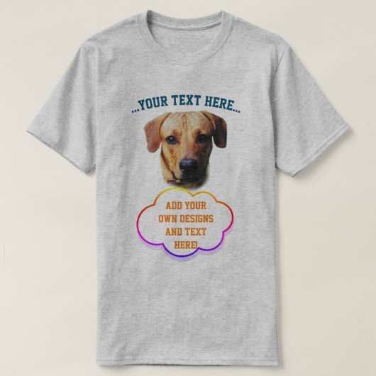 Druk uw eigen ontwerp af op T-shirt (Design voorkant)