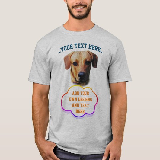 Druk uw eigen ontwerp af op T-shirt (Voorkant)