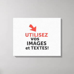Druk uw ontwerpen online af in het Frans Canvas Afdruk