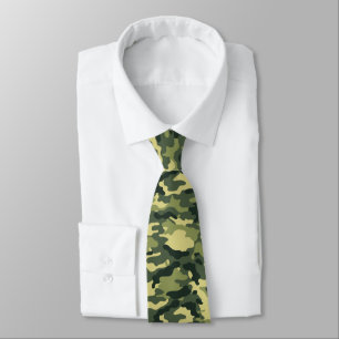 Druk van de Camouflage van het oerwoud de Groene Stropdas
