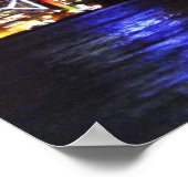 Druk van stadsverlichting poster (Hoek)