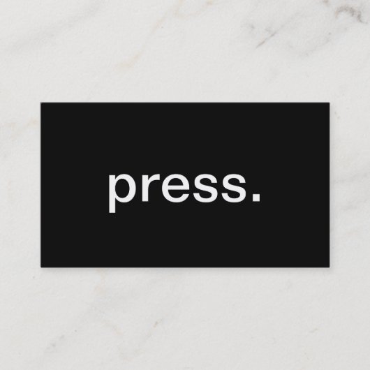 Druk Visitekaartje (Voorkant)