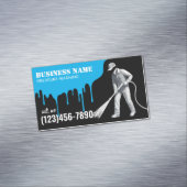 Druk Waskracht Wassen Huis Reiniging #2 Magnetisch Visitekaartje (Voorbeeld)