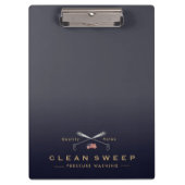 Druk Wassen Macht Wassen Patriottisch Bedrijf Klembord (Voorkant)