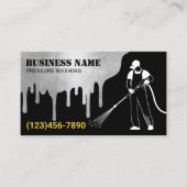 Druk wassen Moderne wasmachine Visitekaartje (Voorkant)