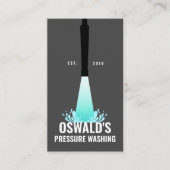Druk wassen, Power Wash Pistool Visitekaartje (Voorkant)