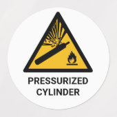 Drukcilinderwaarschuwing, samengeperste houder labels (Design 2)