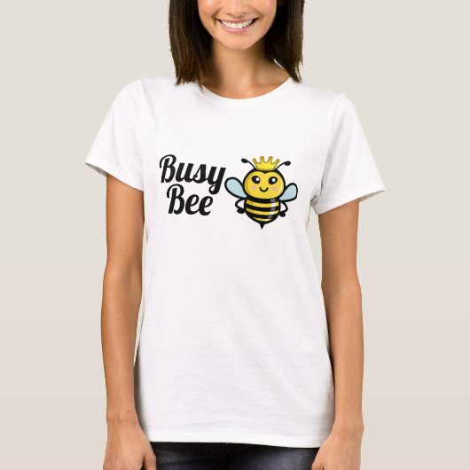 Drukke Bee T-shirt (Voorkant)