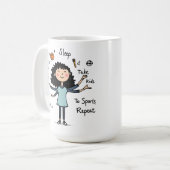 Drukke Bij Brouw Mok (Voorkant links)