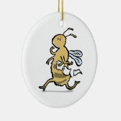 drukke bij keramisch ornament (Rechts)