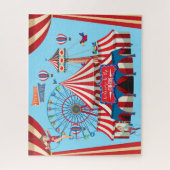 Drukke Circus Kleurrijk Legpuzzel (Verticaal)
