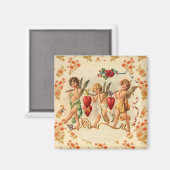 Drukke Cupids  Valentijn Custom Magnet Magneet (Voorkant / Achterkant)