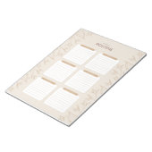 Drukke Joodse Mam's Weekly Workout Routine Planner Notitieblok (Schuin)