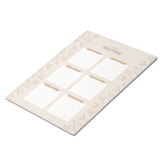 Drukke Joodse Mam's Weekly Workout Routine Planner Notitieblok (Schuin)