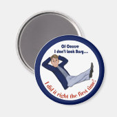 Drukke Man Magneet (Voorkant / Achterkant)