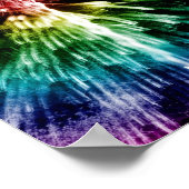 Drukken van regenboogvuurwerk poster (Hoek)