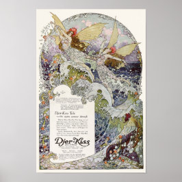 drukkerij 1920 en djer-Kiss Twin Fairies Poster