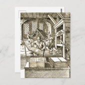 "Drukkerij" Briefkaart (Voorkant / Achterkant)