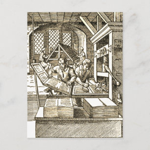 "Drukkerij" Briefkaart