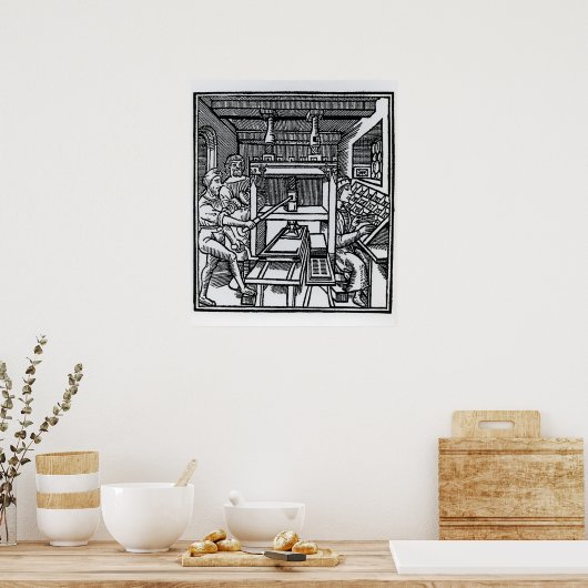 Drukpers Poster (Keuken)