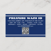 DRUKREINIGER met qr-code Klantenkaartje (Achterkant)