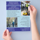 Drukreiniging flyer (Hand)