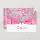 DRUKSTBOW - Winter Wonderland Bat Mitzvah RSVP 2 (Voorkant / Achterkant)