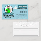 Drukstroomreininging & Reiniging Aanpasbaar Visitekaartje (Voorkant / Achterkant)