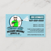 Drukstroomreininging & Reiniging Aanpasbaar Visitekaartje (Voorkant)