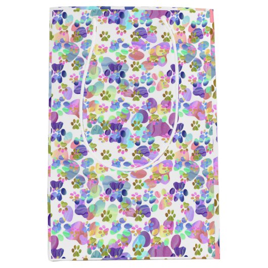 Drukt overal afdrukken af medium cadeauzakje (Voorkant)