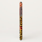 DRUKTE GIRAFFE LEOPARD HUID ROOD RUBY GEMSTONE Case-Mate iPhone CASE (Achterkant/links)