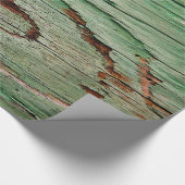 Drukvervalst hout Korrel Boho Gift Wrap Cadeaupapier (Hoek)