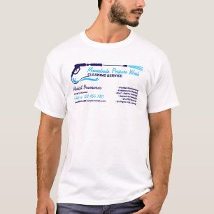 Drukwas- marine stoomreiniging t-shirt