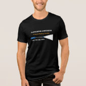 Drukwasdiensten Tri-Blend Shirt (Voorkant)
