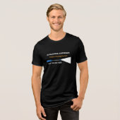 Drukwasdiensten Tri-Blend Shirt (Voorkant volledig)