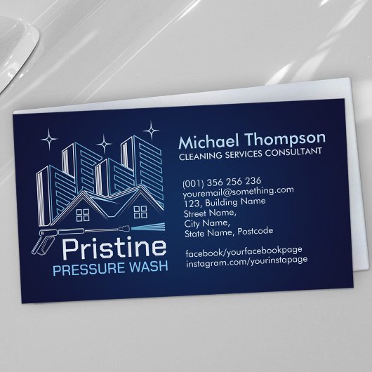 Drukwasdiensten Visitekaartje