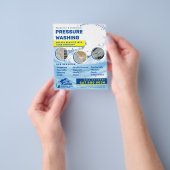 Drukwassen Power wash Huis schoonmaken Flyer (Hand)