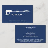 Drukwaswaterspuitnadering Pistool Visitekaartje (Voorkant / Achterkant)