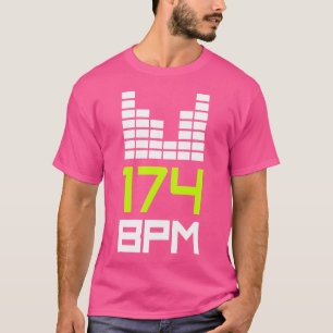 Drum and Bass 174 BPM DNB Music Liquid Oerwoud EDM T-shirt