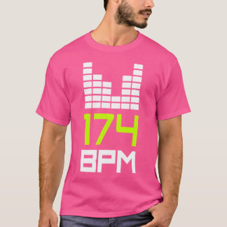 Drum and Bass 174 BPM DNB Music Liquid Oerwoud EDM T-shirt