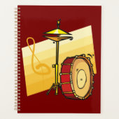 Drum and Cymbal Music Percussion Art (Devant)