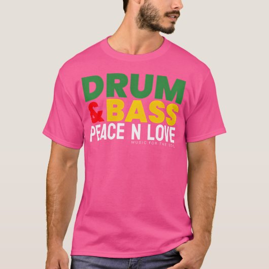 Drum & Bass Dubstep DNB T-shirt (Voorkant)